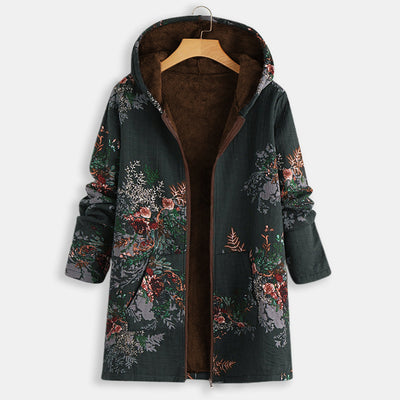 Blossom - Floral Embroidered Parka