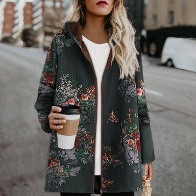 Blossom - Floral Embroidered Parka