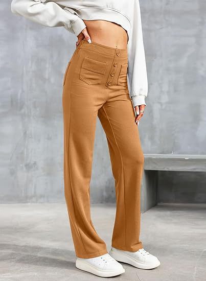 Caroline™ High-Waist Elastic Trousers