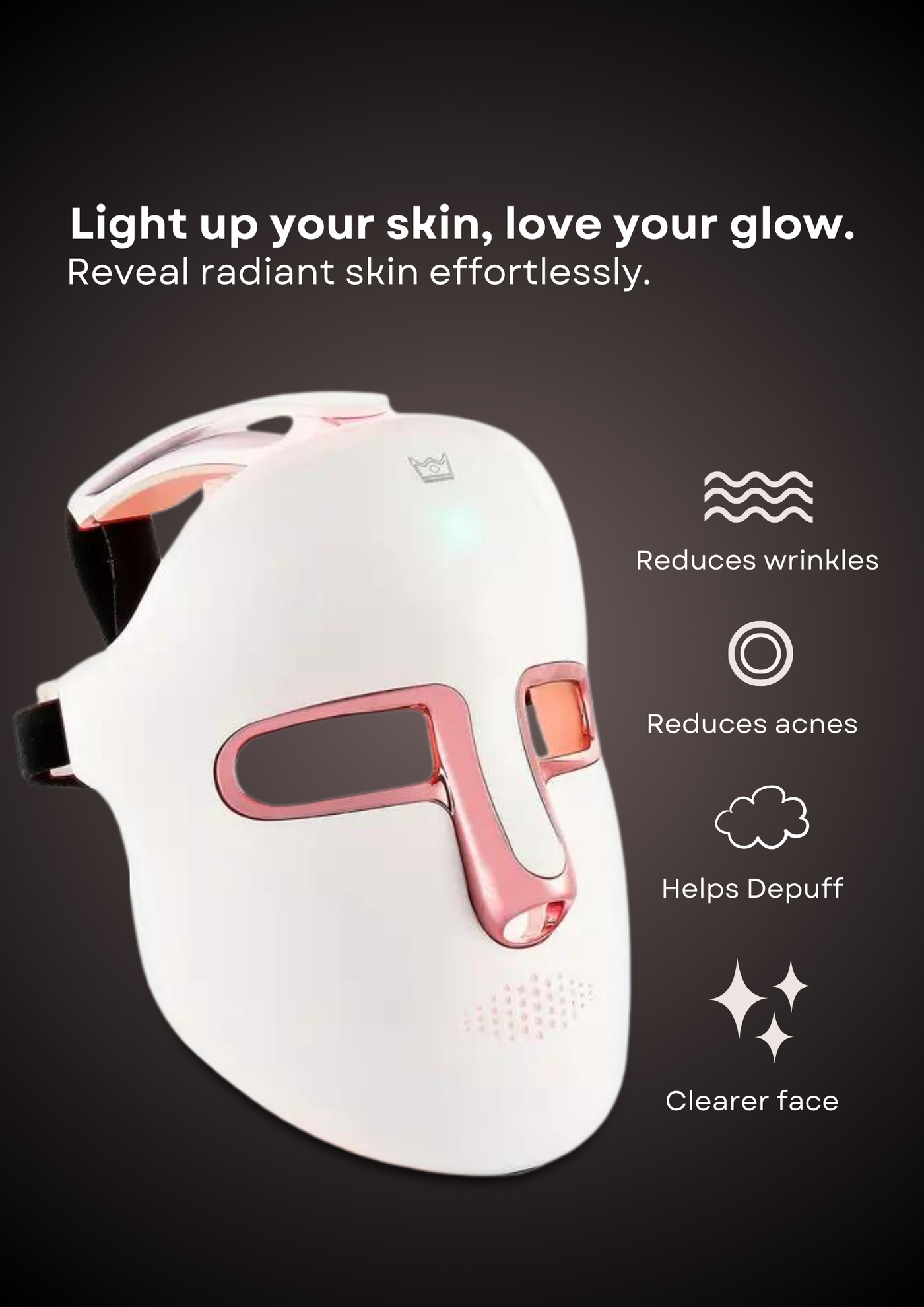 ChampionsStride ™ - LED Light Therapy Face Mask