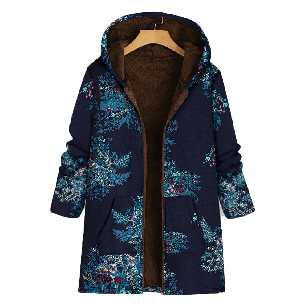 Blossom - Floral Embroidered Parka