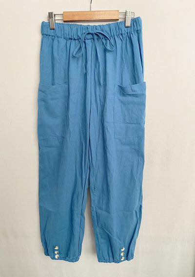 Bella Wide Leg Linen Pants