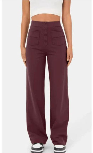 Caroline™ High-Waist Elastic Trousers