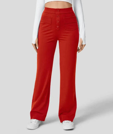 Caroline™ High-Waist Elastic Trousers