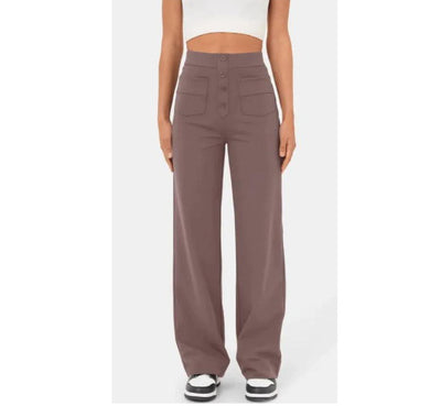 Caroline™ High-Waist Elastic Trousers