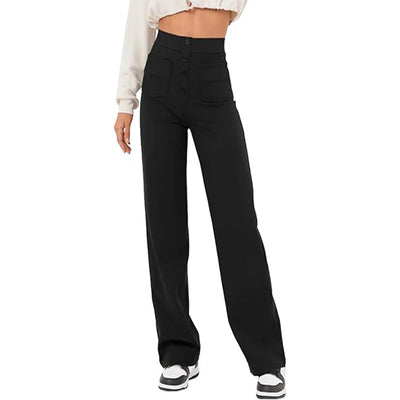 Caroline™ High-Waist Elastic Trousers