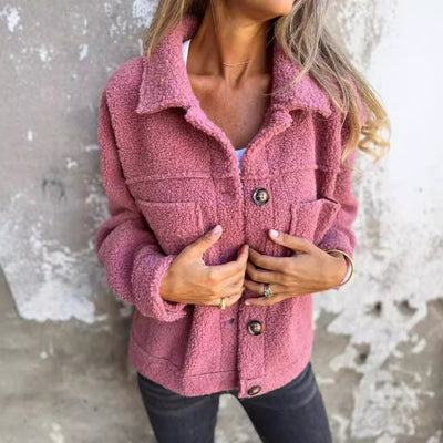 ELLIS – Single Breasted Lamb Wool Coat