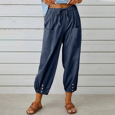 Bella Wide Leg Linen Pants