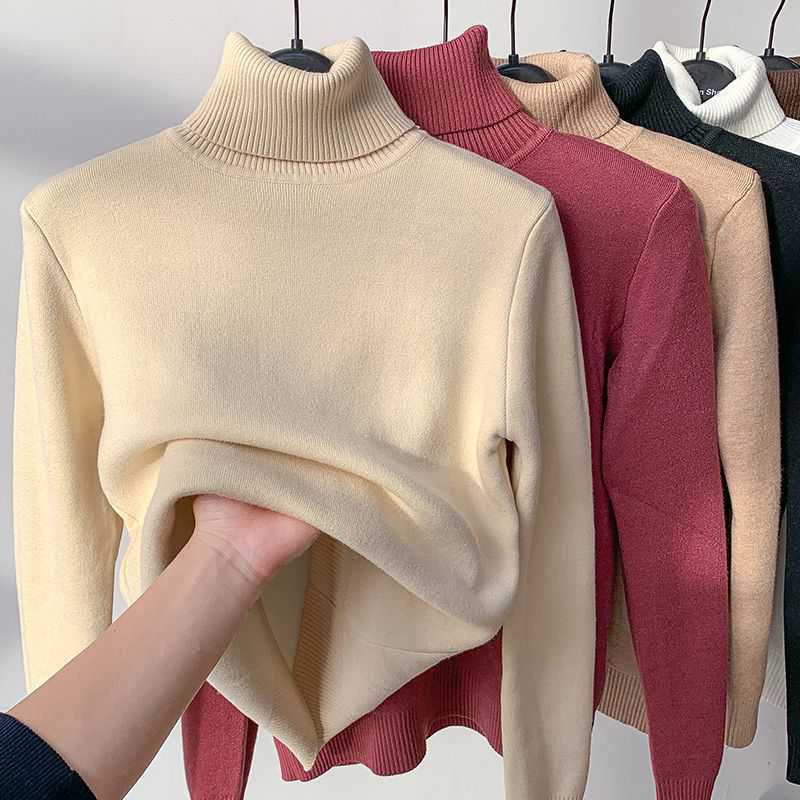 CELIA – Fleece-Lined Turtleneck Sweater