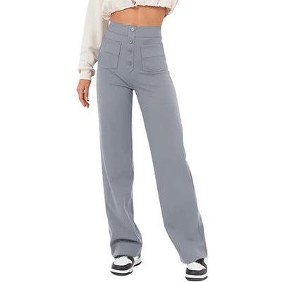 Caroline™ High-Waist Elastic Trousers